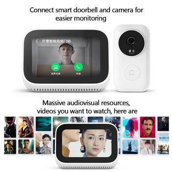 Uus Xiaomi AI-Touch Ekraan, Bluetooth Kõlar 5.0 3.97 Tolline Digitaalne Ekraan Äratuskell WiFi Smart Ühendus Smart Mi Kõlar