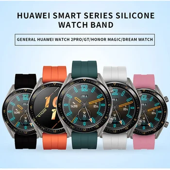 22mm Silikoonist Rihm jaoks Huawei Vaadata GT Randme bänd Käevõru Watchband