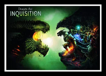 Täiuslik JL Dragon Age 3 Inkvisitsioon Mäng, Kunst, Plakat Seina Pilt Plakatid Home Decor seina kleebised