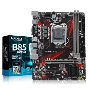 B85 LGA1150 emaplaat komplekt komplekt koos Intel I5-4590 protsessor 16G(2*8G) ram ddr3 Micro-ATX M. 2 NVME SSD USB3.0 B85M-VH PLUSS