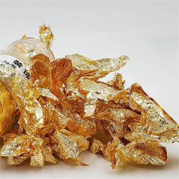 1TK Klassi Ehtne Kuld Lehed Schabin Helbed 2g Gold Dekoratiivsed Nõud Koka Kunst Kook Dekoreerimiseks Vahendid Šokolaadi