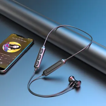 Magnet Bluetooth Peakomplekti, Traadita Sport Peakomplekt Rippus Kaelas Bluetooth-5.0 In-ear Headset Töötab