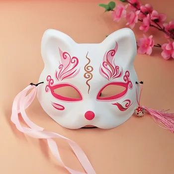 Anime Cosplay Fox Mask Kass Jaapani Fox Cosplay Maskid, Kostüüm Tarvikud Maskeraad Festival Cosplay Rekvisiitide