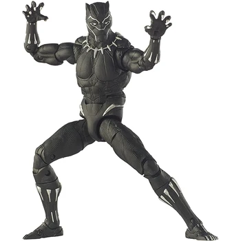 Algne Hasbro Marvel Legends Series 12-tolline Black Panther Tegevus Joonis PVC Mudel Mannekeeni Teenetemärgi Mänguasi lapse Sünnipäeva Kingitus
