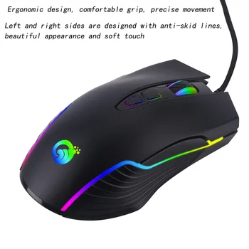 Uusim G4 USB Juhtmega Hiirt, RGB Telk Makro Programmeerimine Gaming Mouse Arvuti välisseadmete Sülearvuti Office Video Mängu