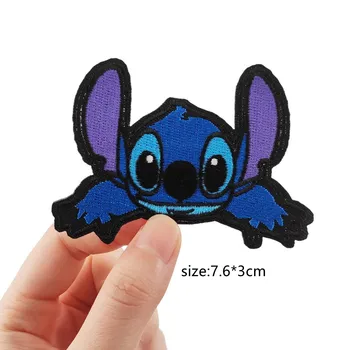 Disney Stitch Tikandid Plaastrid Lastele Riided DIY Raud silmusehoidjale Plaaster Rõivas kleebised tikandid riie kleebised