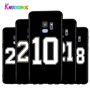 Silikoon Kate Õnnelik Numbrid 23 24 Samsung Galaxy A9 A8 A7 A6 A6S A8S Pluss A5 A3 Star 2018 2017 2016 Telefoni Puhul