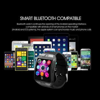 Q18 smart watch bluetooth kaart anti-kadunud smart kantavad touch ekraani vaadata, mees, naine, mood vaata peen kingitus uus avastus