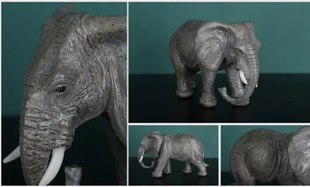 Elevandi Kuju Õnne Feng Shui Elegantne Elephant Trunk Kuju Õnnelik Rikkuse Figuriin Käsitöö Kaunistused Home Decor