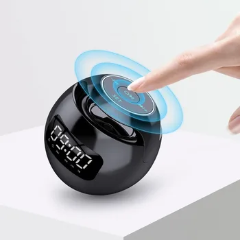 Uus G90 Äratuskell LED Display Smart Bluetooth Kõlar 5.0 Bluetooth FM Raadio Värviline Valgus TF Kaardi MP3 Muusikat Mängida