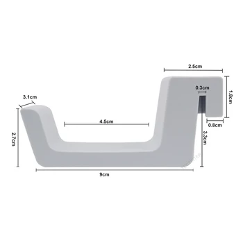 Eest PS5 Kõrvaklappide Wall Mount Omanik Bracket Riidepuu Ladustamise Seista Vastuvõtva Peakomplekti Toetada Konks Konsooli Gamepad Mäng Tarvikud
