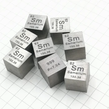 Kõrge Puhtusastmega samaariumi pulber Cube 99.9% 7.45 g Sm Haruldaste Muldmetallide ja Metallide Teadus Katse Elemendid Hobi Kuvada Kogumine 10x10x10mm