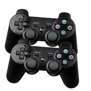 Mängu Kontroller Traadita Bluetooth-Gamepad Kahekordne Vibratsioon Kuus-Telg, Kaug Juhtnuppu Kontroller ühildub PS 3 Must