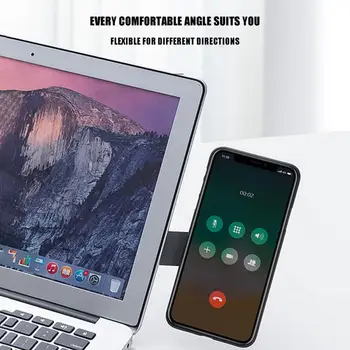 Sülearvuti Ekraani Toeta Omanik Dual Monitori Ekraani Clip Reguleeritav Telefon Seista Sülearvuti Pool Mount Ühendust Tablett Bracket For Pc