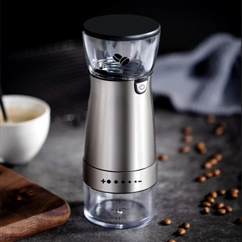 USB Laetav Coffee Grinder Mill Portable Electric Coffee Bean Pipar Lihvimine Seade Majapidamises Köök Vahend Tarvikud