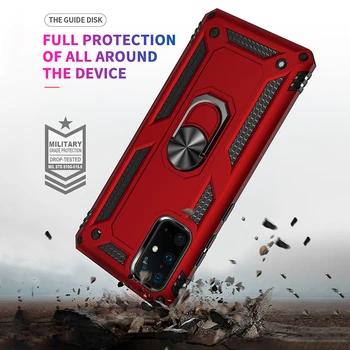 Armor Magnet Case For Samsung Galaxy A51 A21s A20s A50 A70 A71 S20 S10 S9 S8 Lisa 9 8 10 Pluss A32 A42 A52 A31 A20E Ringi Kate