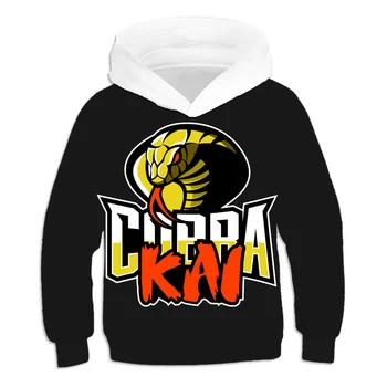 Tai Ohtlik poiss Pulloverid Madu Cobra Kai Raske Strike Dressipluus Prindi Trend Hip-Hop Crewneck Topp Streetwear poiss, tüdruk top
