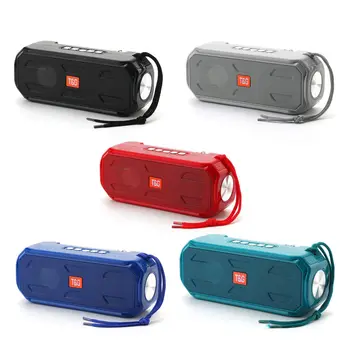 Päikeseenergia laeb Bluetooth Juhtmeta Stereo-Kõlarid Subwoofer kaasaskantav väljas Muusika Box Koos taskulamp, FM-raadio altavoces
