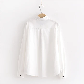 Tee särk femme kooli tüdruk pluusid ja särgid valge pika varrukaga pluus naine, mood 2021 elegantne suvel blusas mujer de moda