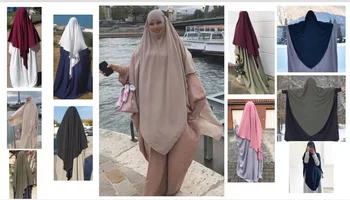 Ramadan Moslemi Kaua, Khimar Islam, Palve Rõivas Hijab Naiste Eid Satiin Niqab Araabia Turban Namaz Burka Musulman Eid Jilbab Djellaba