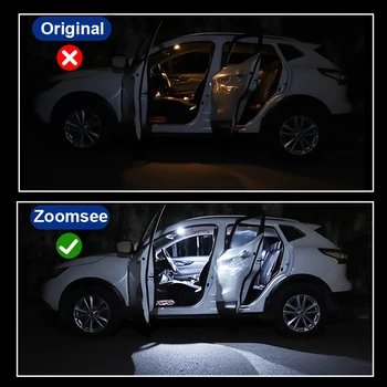 GBtuning Canbus LED Interior Light Komplekt 7TK Jaoks 2016-2019 Nissan Peksab Auto Dome Auto Pirn Pagasiruumi Lamp Tarvikud lugemissaal