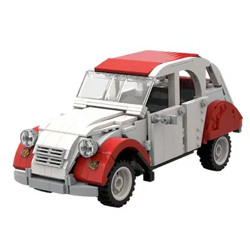 KES 2CV Dolly Auto ehitusplokid Kit Simulatsiooni Kogumise Sõiduki Mudel Koguda Idee, Haridus Mänguasjad Lastele Xmas Kingitused