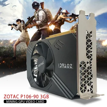 Eest ZOTAC P106-90 3GB GPU Mining videokaart GTX 1060 GDDR5-PCI Express 3.0 6-Pin PCI-E PCI Express 2.0 x16 6-Pin PCI-E