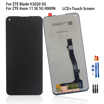 Algne Jaoks ZTE Aksoni 11 SE 5G 9000N LCD Ekraan Puutetundlik Digitizer Assamblee Remont PartsFor ZTE Blade V2020 5G LCD Ekraan