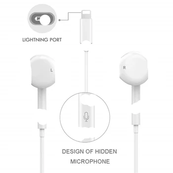 Juhtmega Bluetooth-ühilduvad Kõrvaklapid Muusika Peakomplekt Apple iPhone 12 11 Pro XR X XS Max 8 7 Pluss Earbuds koos Mic