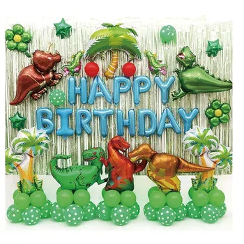 8Season Dinosaurus Cartoon Õhupalli Baby Shower Latex Balloon Laste Pool, Autod, Mänguasjad, Roheline Lateks Jungle Poole DIY Teenetemärgi