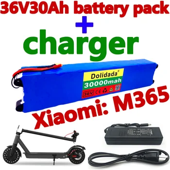 36V30Ah Roller Aku jaoks Xiaomi Mijia M365 36V30000mAh Aku pack Electric Scooter BMS Juhatuse Xiaomi M365+Laadija