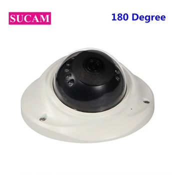 2MP Full HD 1080P IP Valve Kaamera 180 Kraadi Fisheye Objektiiv Dome Mini Indoor Home Security Kaamera Öise Nägemise