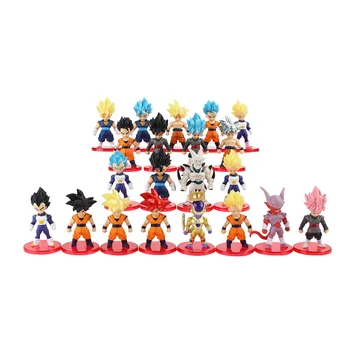 Dragon Ball Z Goku Vegeta Freeza Broly Tegevus Joonis Draogn Ball Super Saiyan Figura PVC Mudel Nukud Sünnipäeva Kingitused Lastele