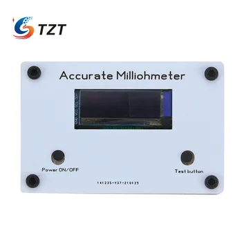 TZT ülitäpse Vastupanu Tester Milliohm Arvesti Täpne Milliohmmeter Laadimine USB OLED 128*32