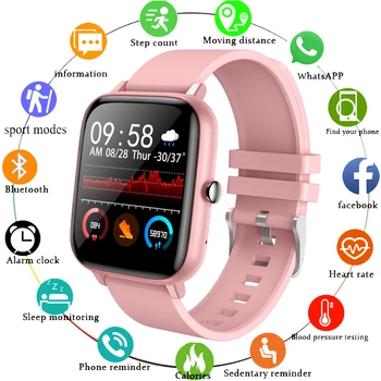 GEJIAN 2021 Uus Bluetooth Helistamine Smart Watch Naiste Veekindel tervisespordi-Tracker Jaoks Xiaomi Telefon Tervise Muusika smartwatch Mehed