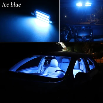 8Pcs Valge, Ühtegi Viga LED pirnid Fiat TIPO 356 Luukpära Sedaan Kinnisvara LED interjööri Kaart Dome Pagasiruumi kindalaegas kerge (-2018)