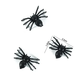 50tk Halloween Õudus Spider Simulatsiooni Keeruline Ämblikud Kummitab Maja Kuma pimedas Spider Web Baar Naljakas Nali Jant Rekvisiidid