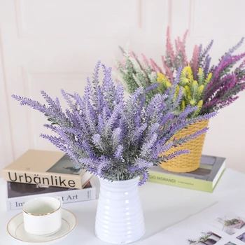 1TK Kunstlik Lavendel Kõrge Kvaliteediga Kunstlikud Lilled Home Decor Tera Dekoratiivsed Võltsitud Tehase Siidist Lilled