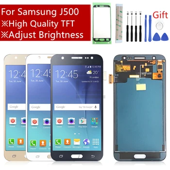 Samsung Galaxy J5 ekraan J500 J500F J500FN J500M Puutetundlik Digitizer Assamblee Reguleerida heledust parandus osad