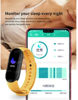 M6 Smart Bänd Mehed Naised Smart Watch Südame Löögisagedus, vererõhk Une Jälgida Fitness Käevõru Bluetooth Pedometer IOS Android