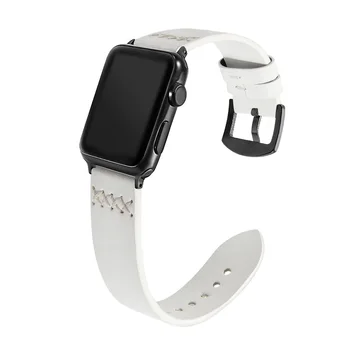 Rihm apple watch band 44mm 40mm seeria 5 nahast iwatch band 4 3 2 1 38mm 42mm käevõru randme watchband