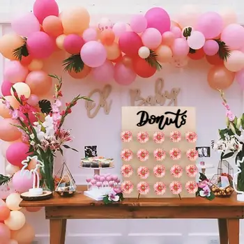 Frigg Donut Seina Hoiab Seista Magus Ostukorvi Maapulm Tabel Decor Sõõrik Sünnipäeva Candy Bar Baby Shower Pool Donut