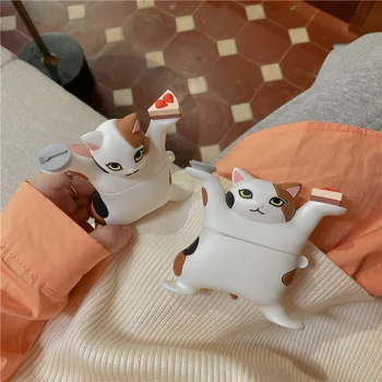 Jaapani Kass Kõrvaklappide puhul Airpods Pro Pliiatsi Omanik Pehme Koorega Airpodspro Tarvikud Laste Naljakas Mänguasjad Kodu Kaunistamiseks