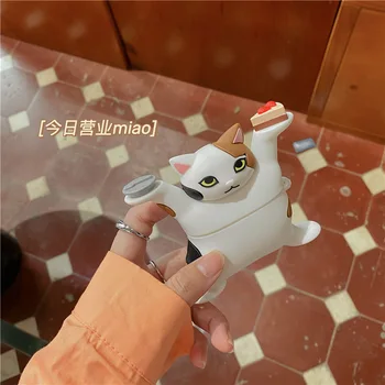 Jaapani Kass Kõrvaklappide puhul Airpods Pro Pliiatsi Omanik Pehme Koorega Airpodspro Tarvikud Laste Naljakas Mänguasjad Kodu Kaunistamiseks
