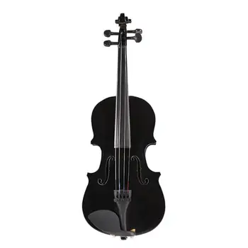 1/8 Suurus Algaja Viiul Vaher Violino Antiik Matt Kõrge kvaliteediga Käsitsi valmistatud Akustiline Viiul Viiul Juhul Vibu Kampol-Muusikaline Instrument