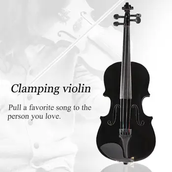1/8 Suurus Algaja Viiul Vaher Violino Antiik Matt Kõrge kvaliteediga Käsitsi valmistatud Akustiline Viiul Viiul Juhul Vibu Kampol-Muusikaline Instrument