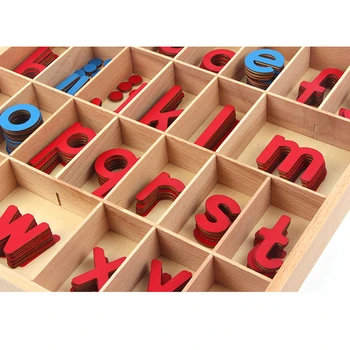 Montessori Keel Juhiseid Tegevuse Small Letter Box Täht Matt Väikelaste Montessori Haridus Mänguasjad, Lapsed Kingitusi