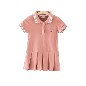 Lapsed Riided Tüdrukutele Suvel Lolita T-Särk Kleit Polo Casual Kleit 2021 Laste Kleidid Teismelistele Poole Haldjas Printsess Sundress