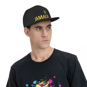 Jamaica Teksti Ja Lipu Trükitud Blackjamaica Rasta Reggae Baseball Cap Panama Müts Kopp Panama Müts Tüdrukutele