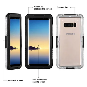 Samsung Galaxy Note20 Note20Ultra 5G IP68 Suletud Veekindel korpus Kaas Veealuse Tilk Kaitse